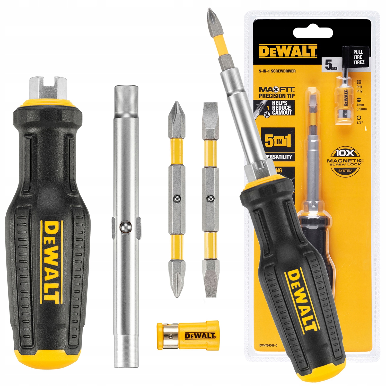 

Uniwersalny Wkrętak 5W1 Maxfit Dewalt DWHT66569-0