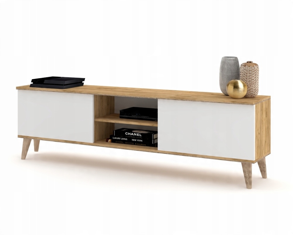 

Szafka Rtv craft biały Styl Skandynawski 120cm