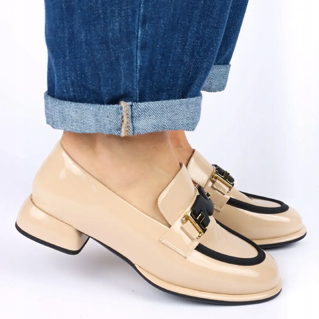 Dámské mokasíny Artiker 55C0411 béžové 40, béžová