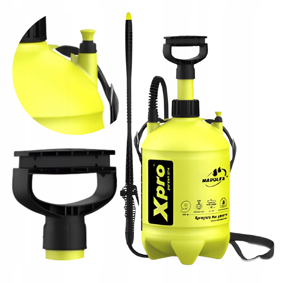 Marolex ručný tlakový postrekovač, postrekovač na rastliny Xpro 9L