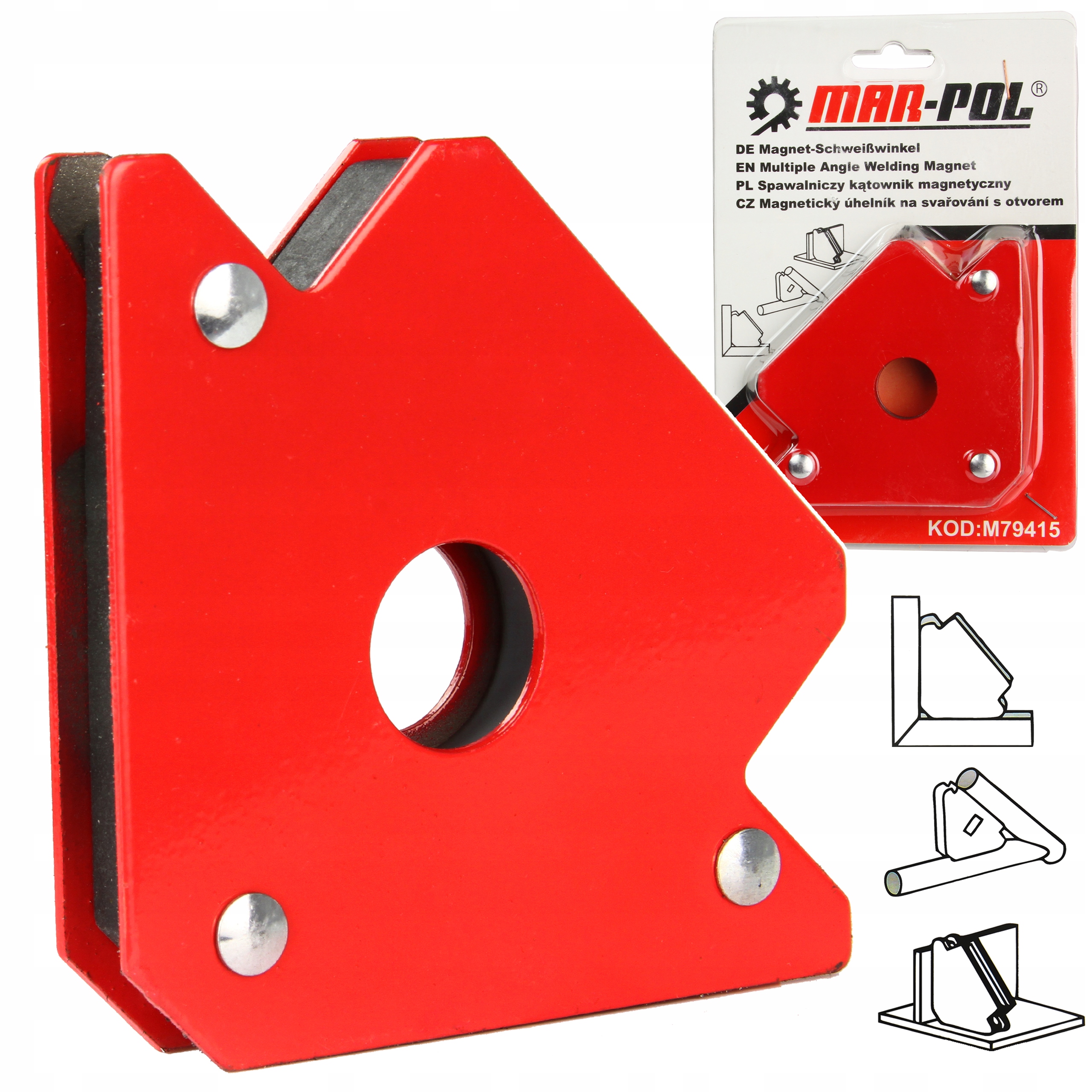 MAGNETYCZNY KĄTOWNIK SPAWALNICZY 11,3KG UCHWYT MAG