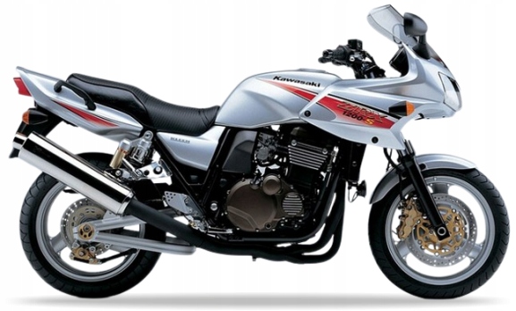Samolepky Na Motocykl Juula Pro Kawasaki Zrx 1200 S 2003 Stříbrné 474