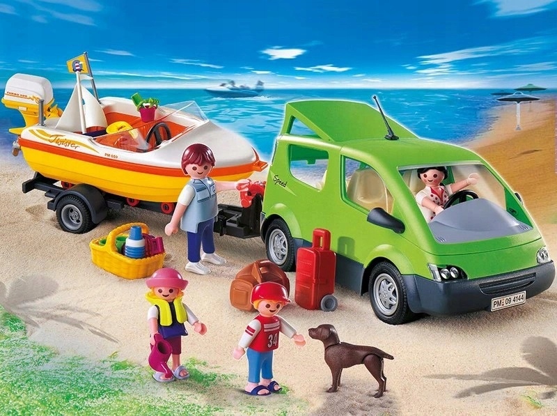 

Playmobil Family Fun 4144 Van Rodzinny Z Motorówką
