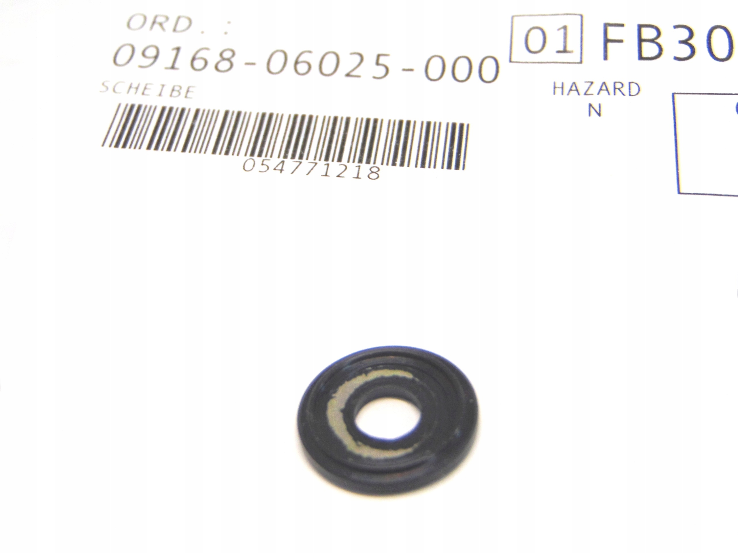 mała uszczelka Pompy Wody Suzuki 6x15x2,2 wewnątrz pompy