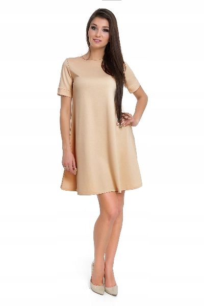 NATALIA SIWIEC trapezowa sukienka __ S / 36 KOLORY Fason trapezowa