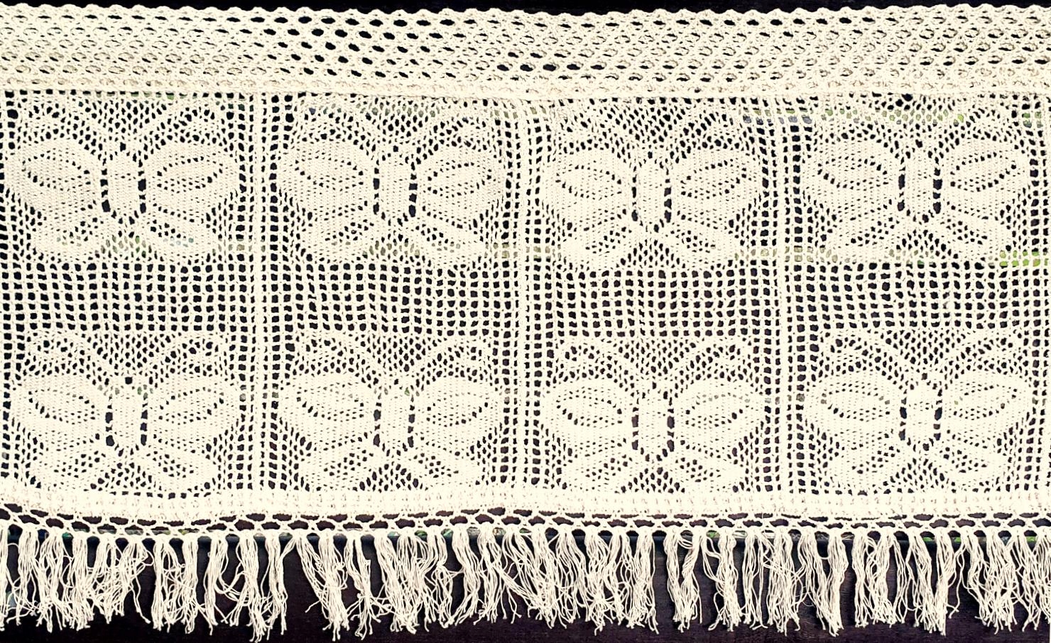 Dekorační záclona Jagna 60 x 1000 cm barva ecru