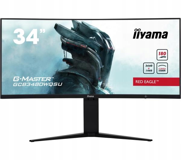 iiyama G-Master GCB3480WQSU-B1 Red Eagle 34'' Va Curved Uwqhd 04.ms 180Hz