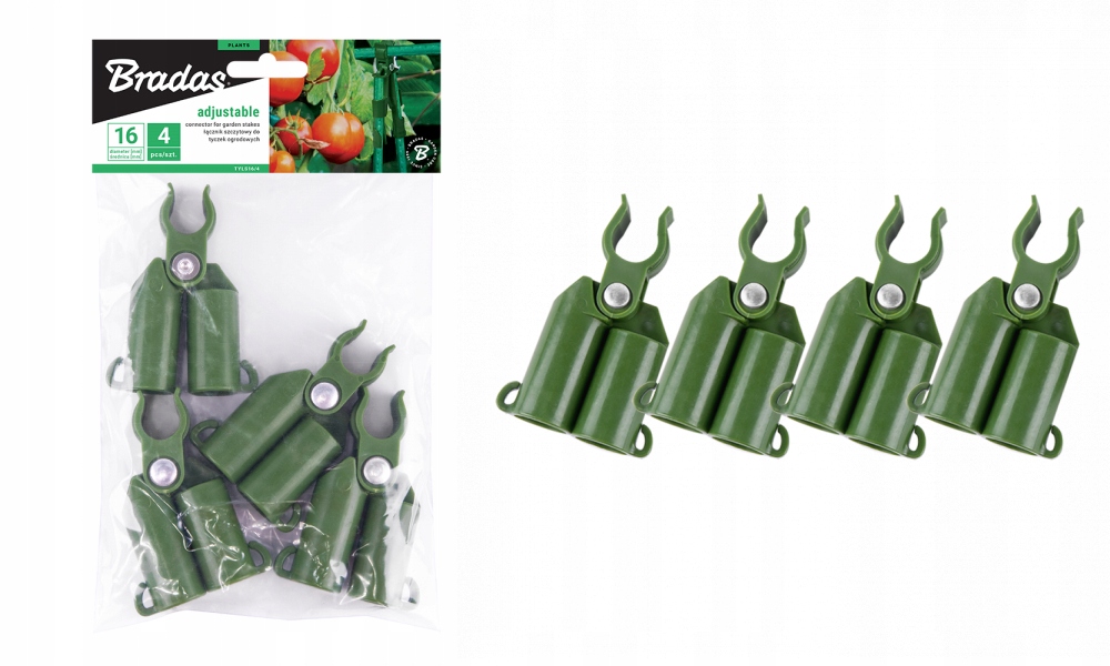 Łącznik Szczytowy do Tyczek do pomidorów 11mm Regulowany 4 szt. EAN (GTIN) 5906269998452