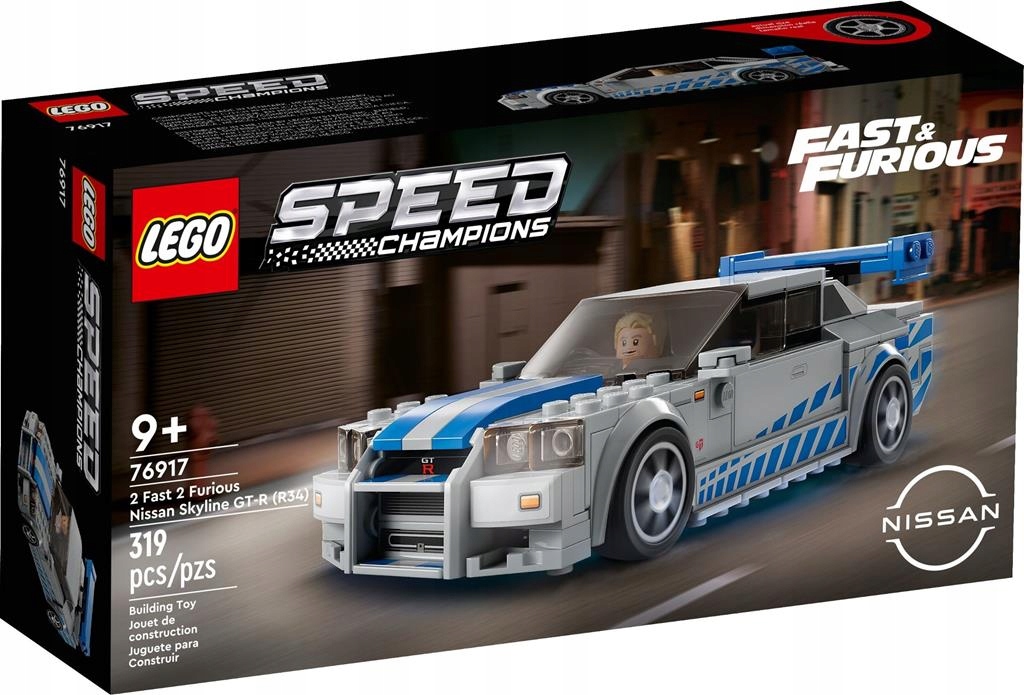 KLOCKI LEGO | SPEED CHAMPIONS 76917 AUTO NISSAN SKYLINE GT-R R34 AUTA