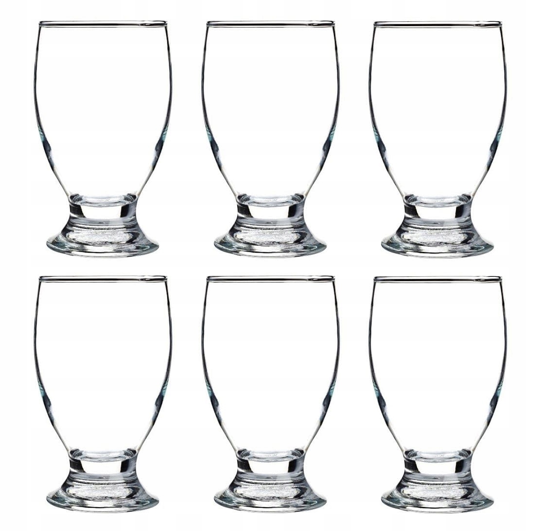 

6x Szklanka na stopce do soku drinków Capri 300 ml