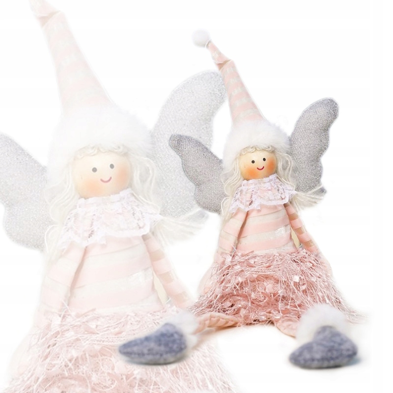 

Ozdoba świąteczna 38cm aniołek figurka pod choinkę