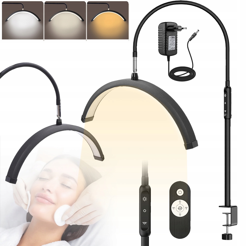 Kosmetická Lampička Na Líčení, Manikúra, Regulace, Led Oblouk, Bezstínová, 20W