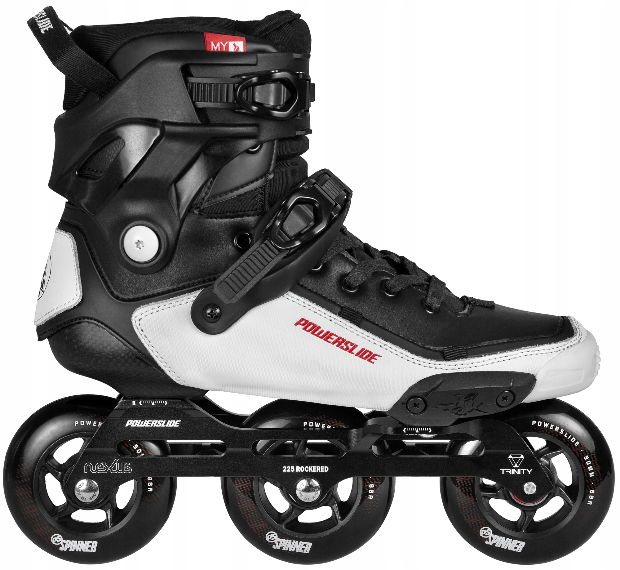 Powerslide Rolki Powerslide Tau 90 Trinity, 3x, 90