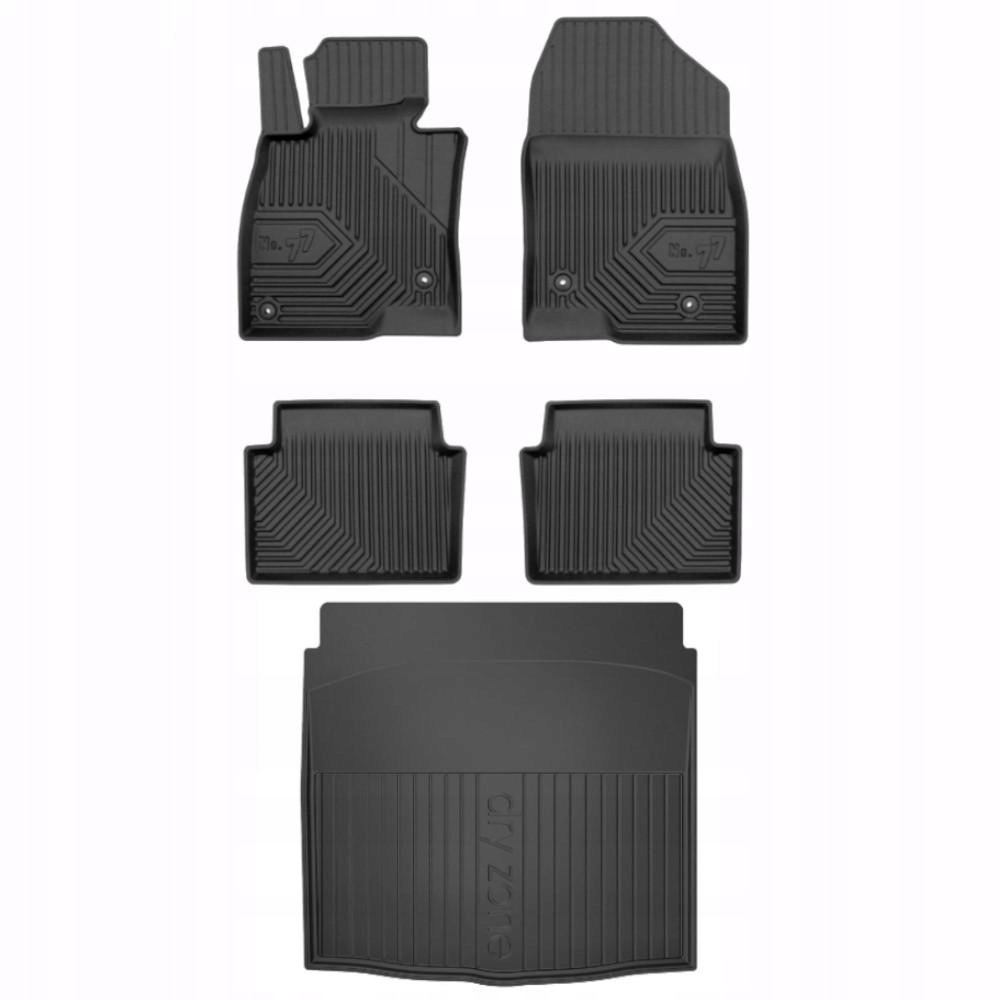 Gumové rohože rohožka do batožinového priestoru Mazda 3 2013 horná podlaha hatchback