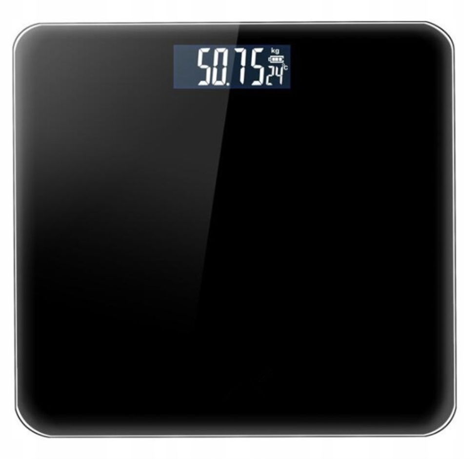 WAGA ŁAZIENKOWA ELEKTRONICZNA SZKLANA SCALE PRECYZYJNA LCD 180 KG BATERIE Stan opakowania oryginalne