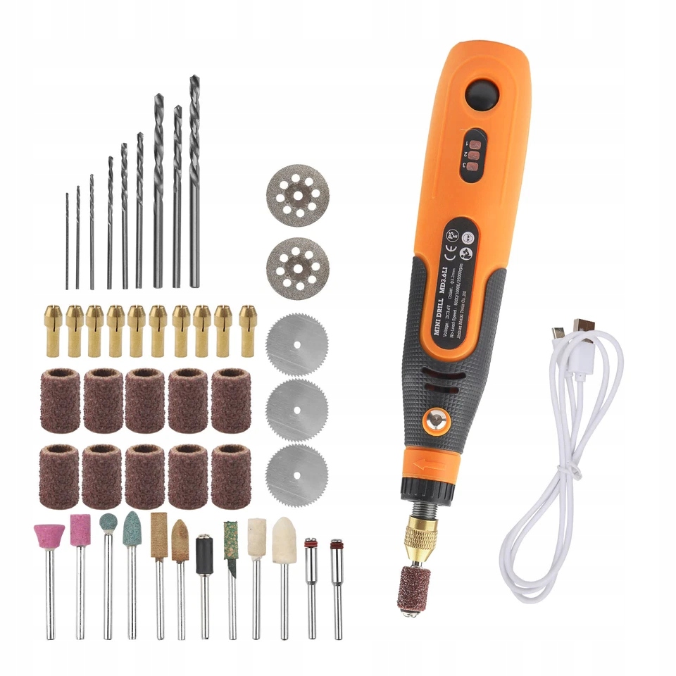 Mini Bruska Malá Elektrická Vrtačka Akumulátorová Jednoduchá Ruční 46X