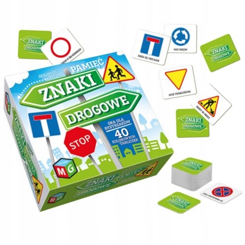 Gra Znaki Drogowe- PAMIĘĆ Multigra