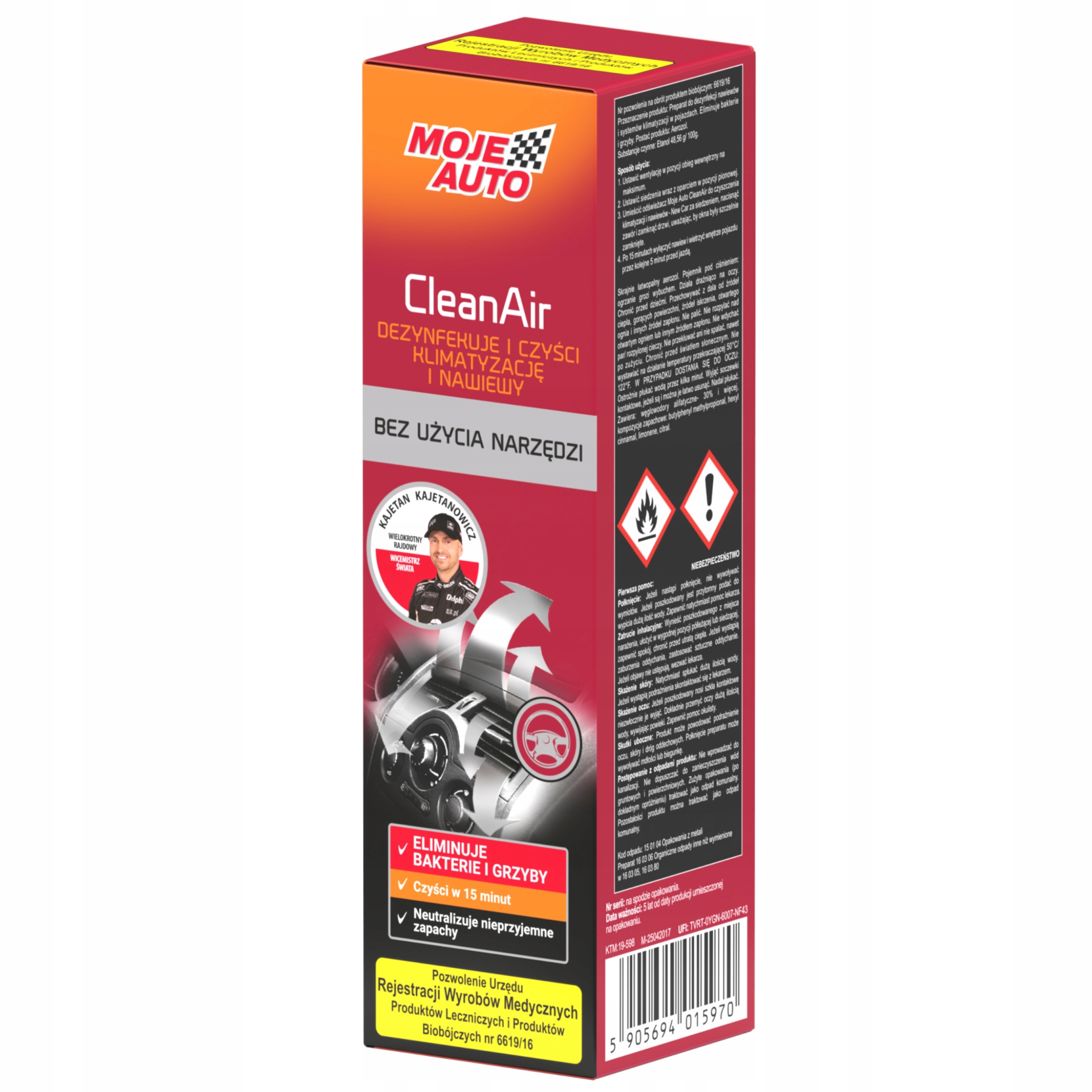 Moje Auto Osviežovač vzduchu, klimatizácia, vôňa New Car 150 ml