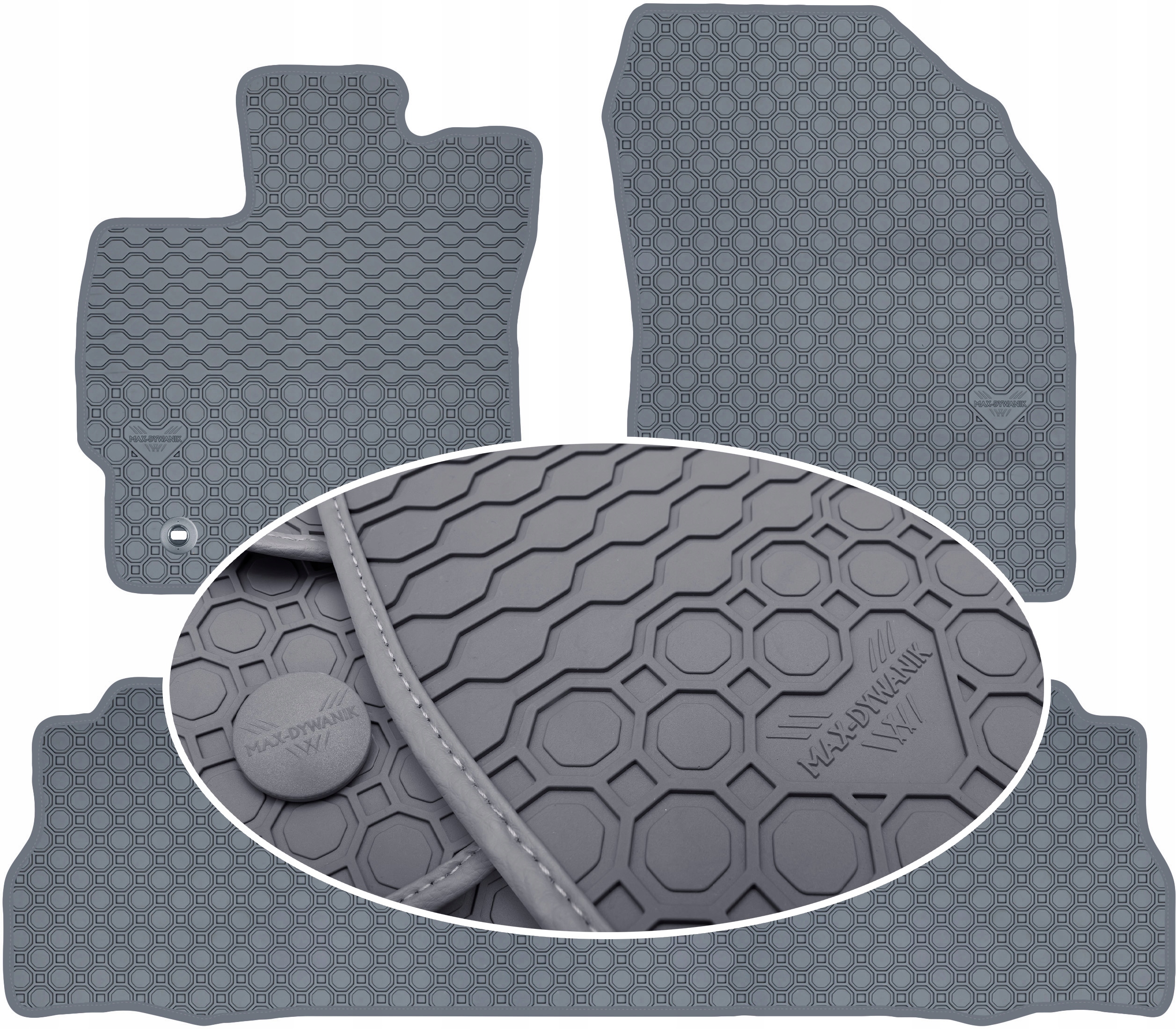 Toyota Prius Plus 5os 2012- Koberce Šedé