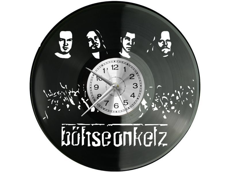 Bohseonkelz German Rock Band Nástěnné Hodiny Vinylová Deska Dárek Památka