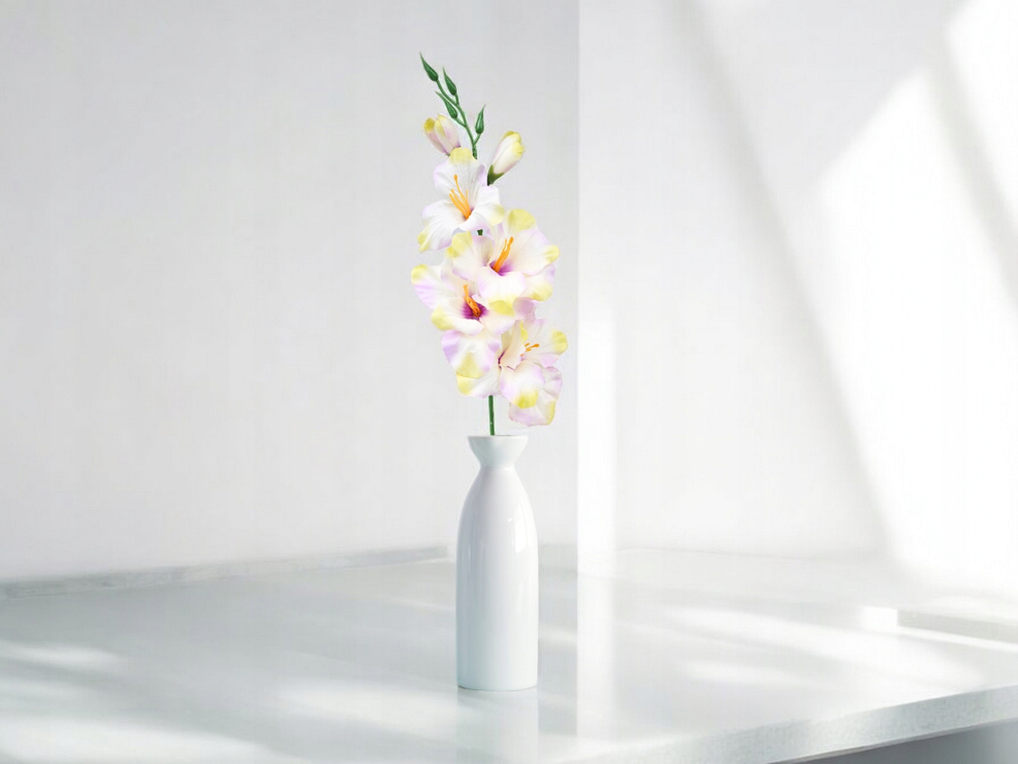 SZTUCZNY KWIAT MIECZYK 53CM DEKORACJA POJEDYNCZY PIK OZDOBA STROIK FLORET Typ inny