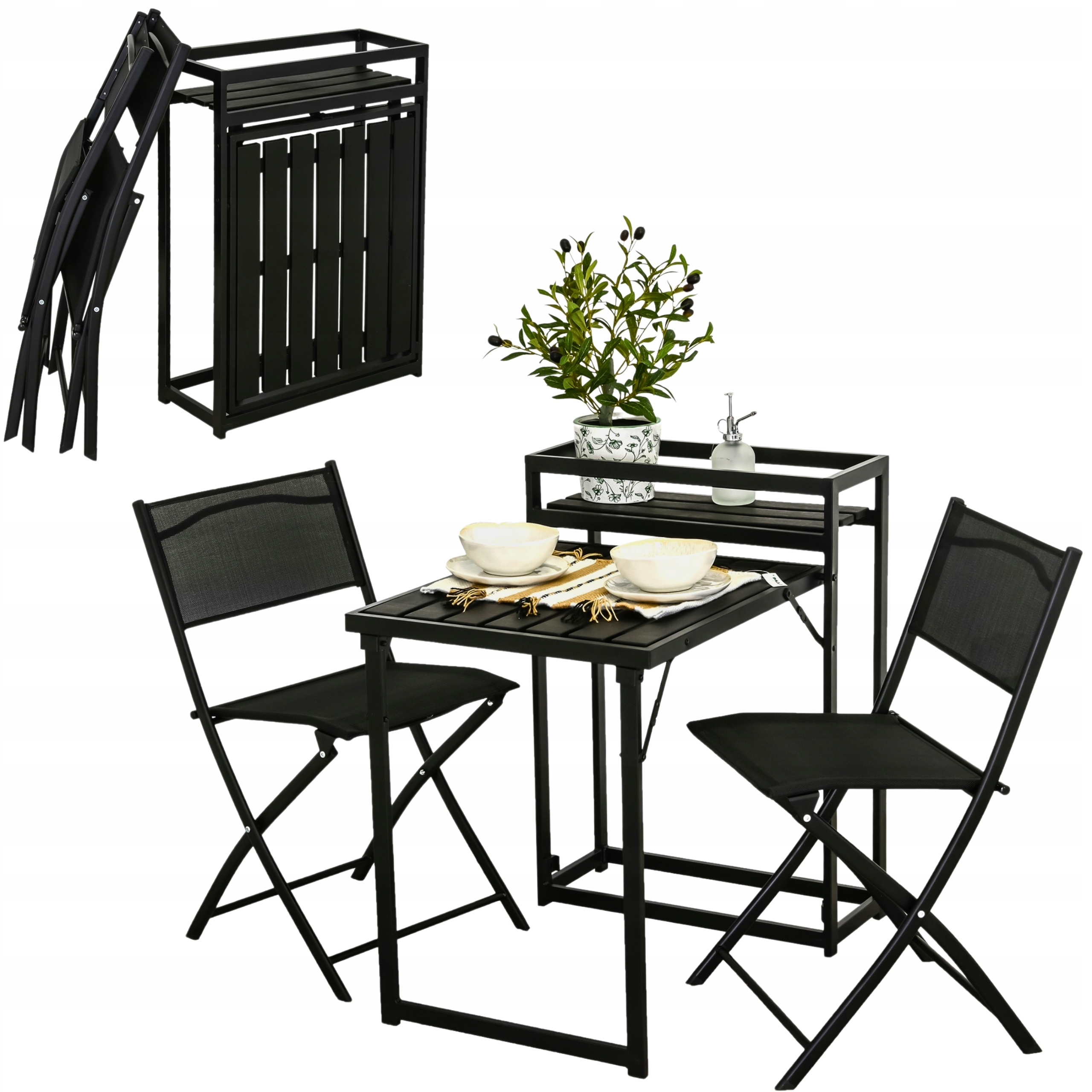 Sada záhradného nábytku technorattan béžová a hnedá Sada záhrad Abiko