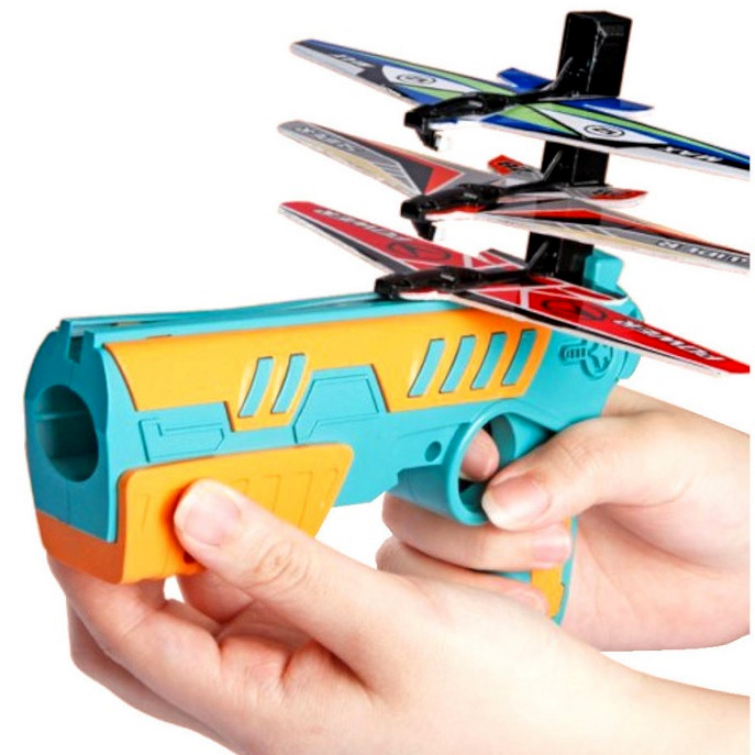 

Pistolet Wyrzutnia Samolotów Automat 4x Samolot