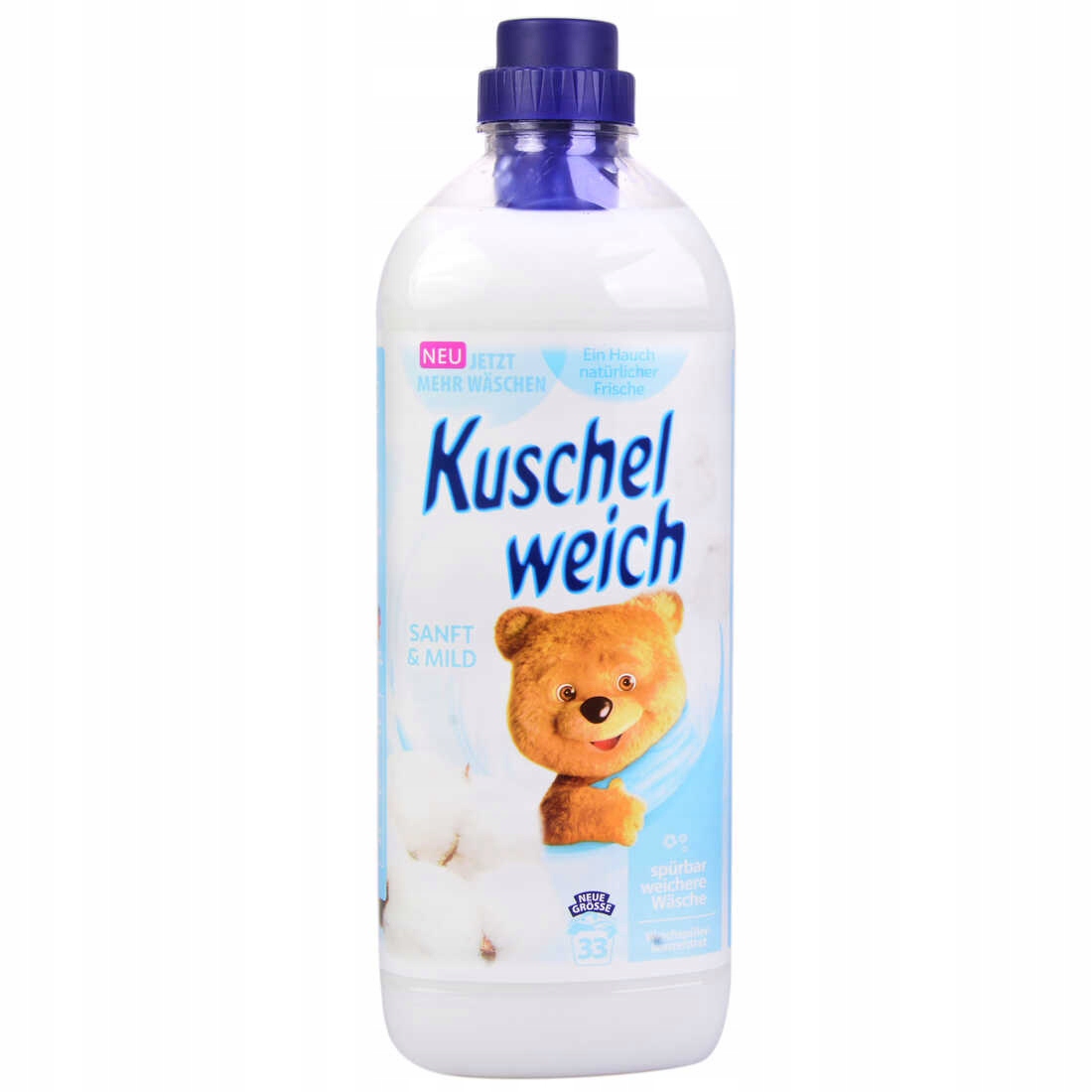 

Kuschelweich płyn do płukania Sanft&Mild biały