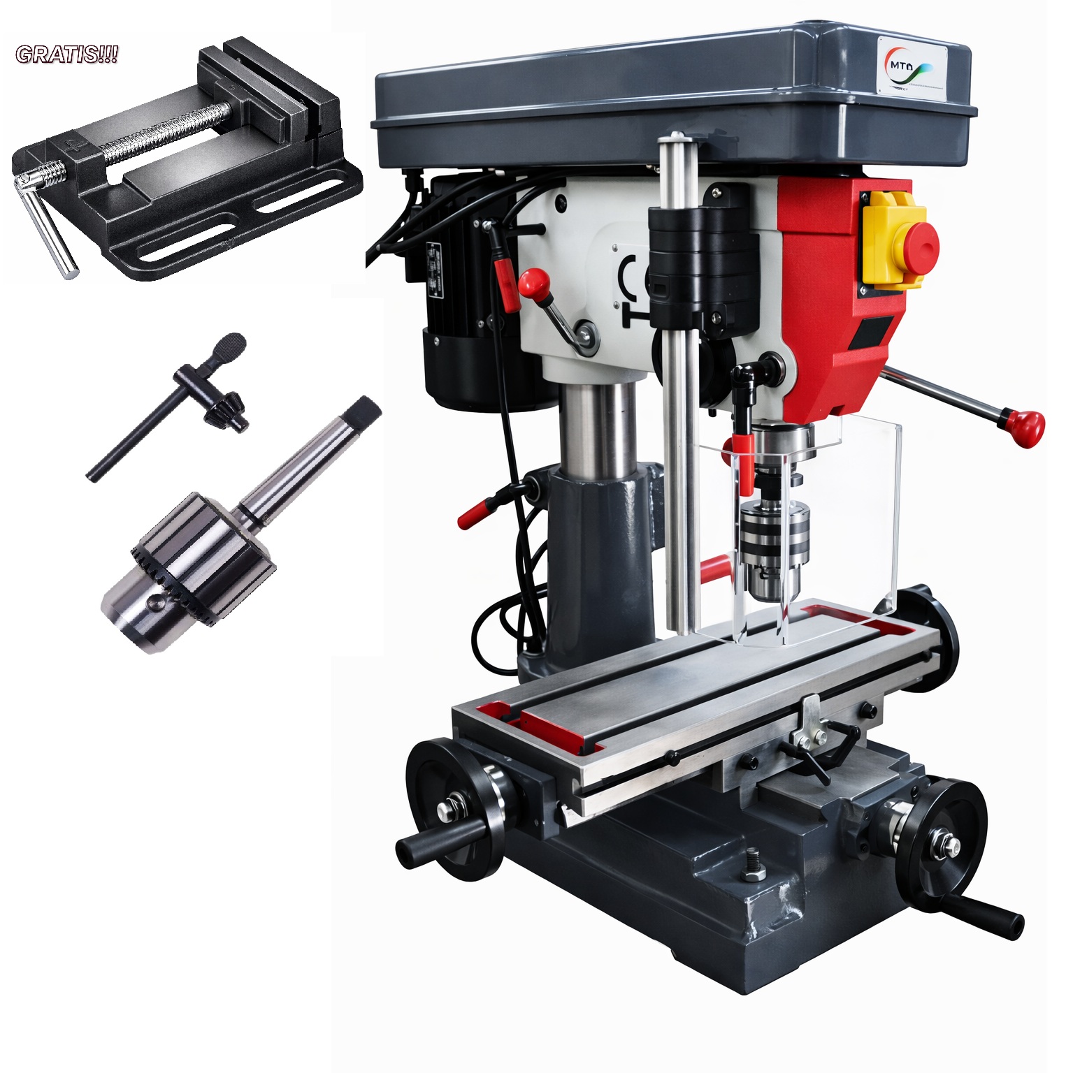 СВЕРЛИЛЬНЫЙ СТАНОК ФРЕЗЕРНЫЙ СТАНОК НАСТОЛЬНЫЙ СВЕРЛИЛЬНЫЙ СТАНОК 16 ММ 230 В ФРЕЗЕРОВАНИЕ СВЕРЛЕНИЕ ТИСКИ