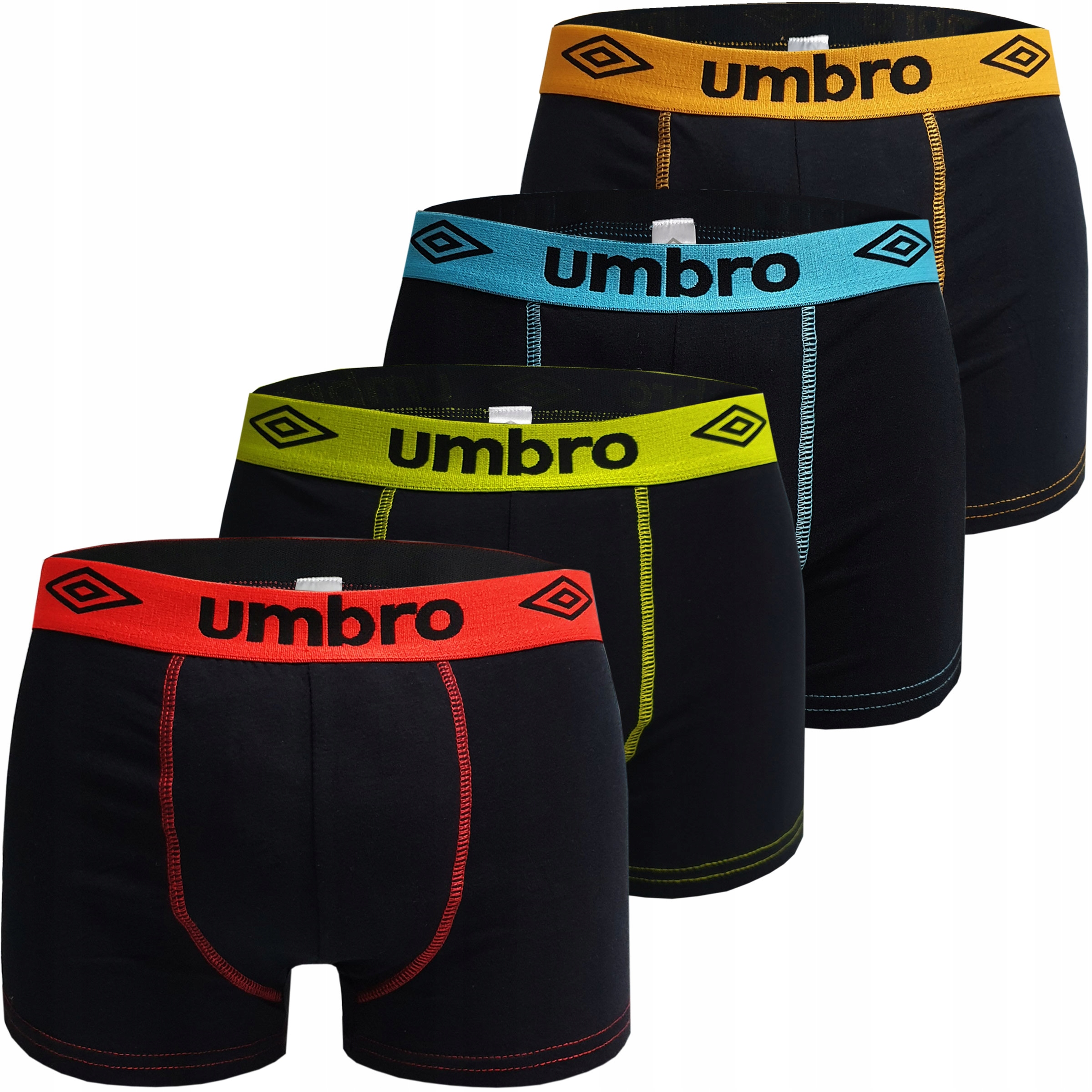 

Bokserki Męskie Umbro 4-pak, bawełna, Kolg, L