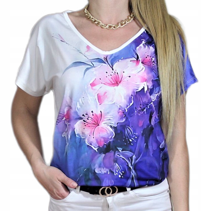 

Bluzka duża luźna kobieca tunika 46 48 3XL/4XL