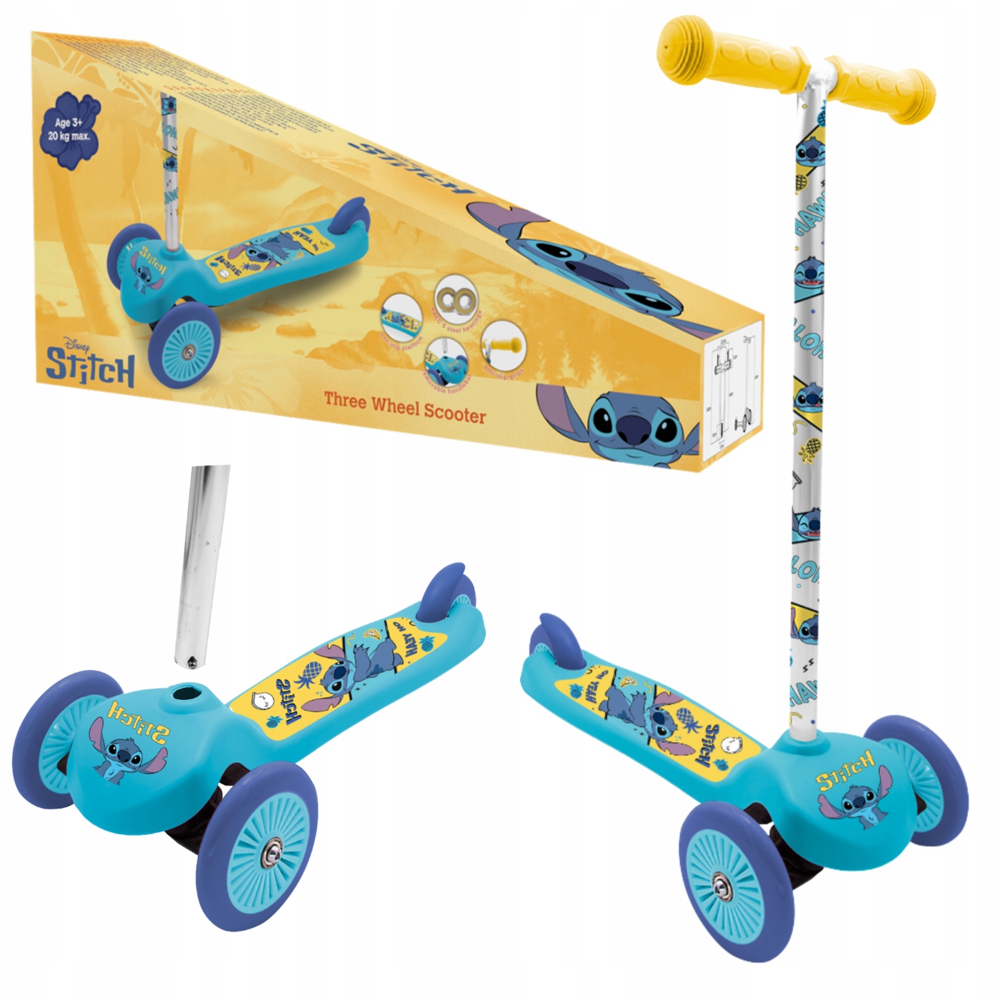 Hulajnoga 3-KOŁOWA Balansowa Stitch dla dzieci