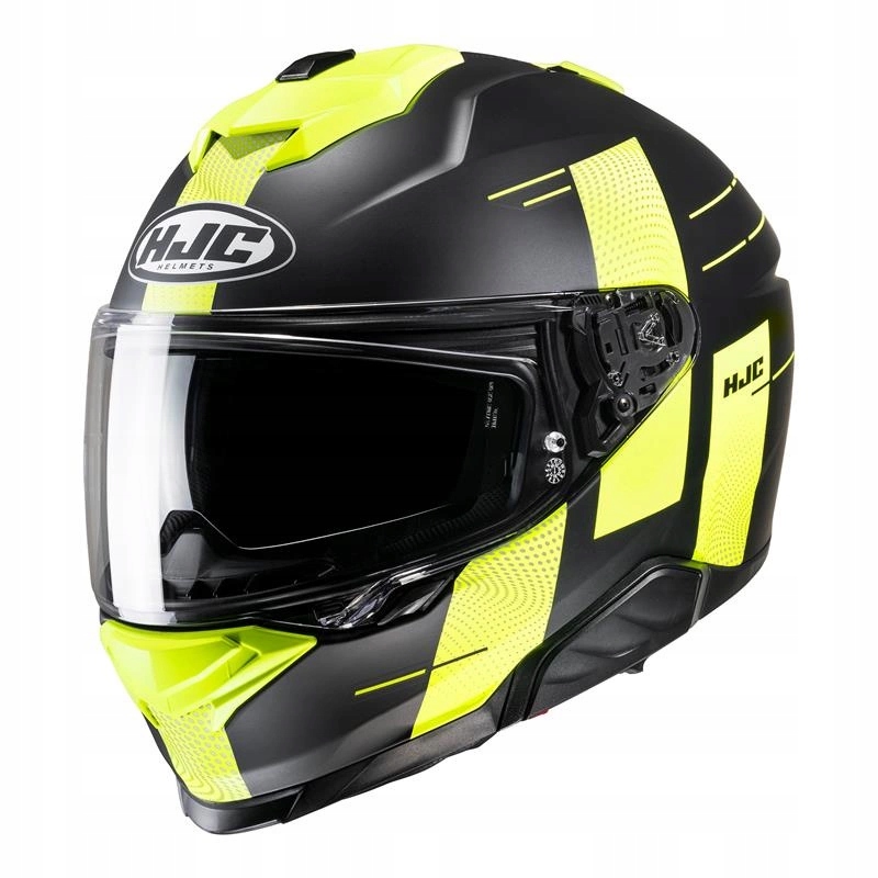 Motocyklová prilba Hjc I71 Peka Black/yellow čierna fluo pinlock Darčeky
