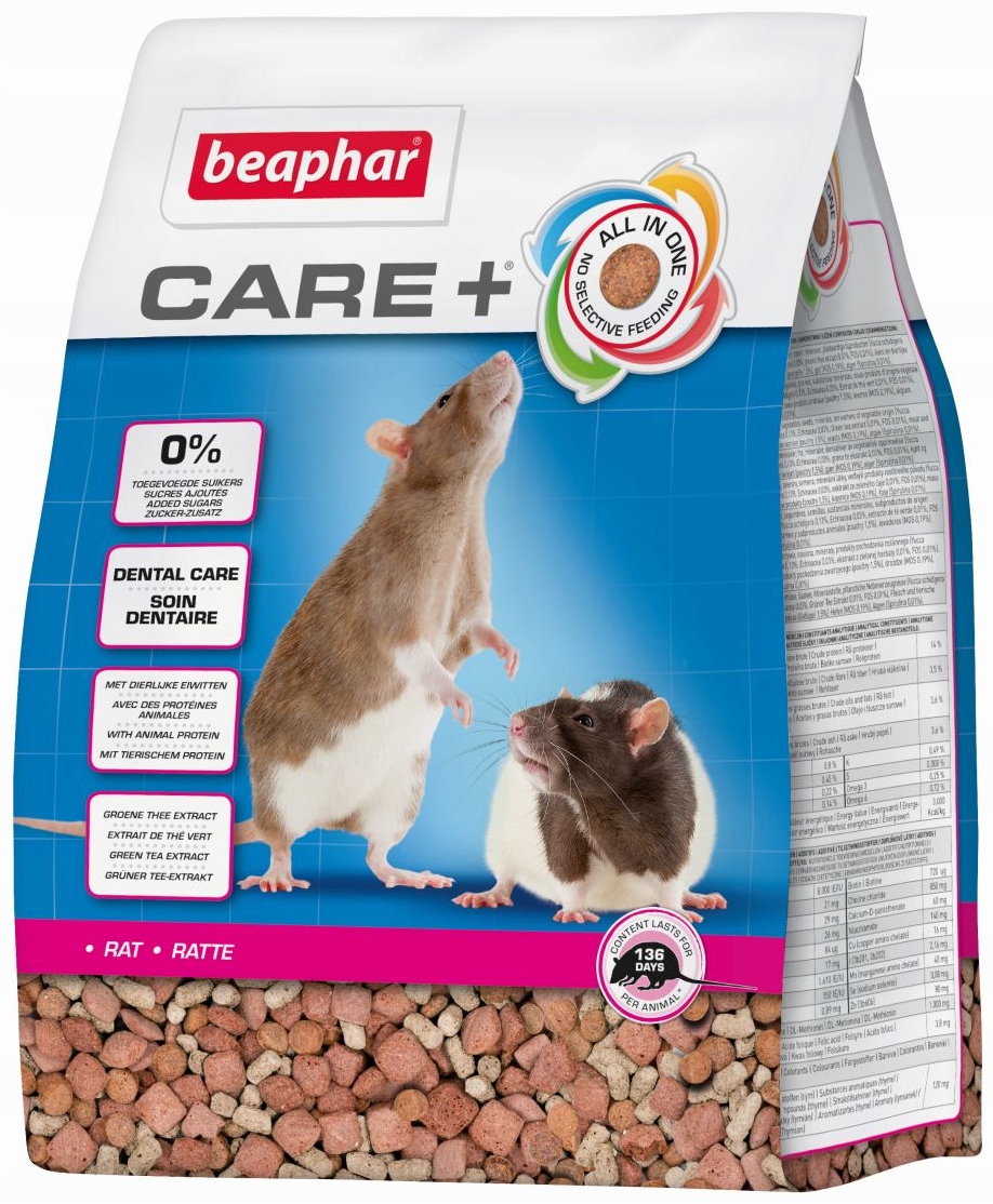 

Beaphar 18406 Care+ Rat 1,5kg-dla szczurów