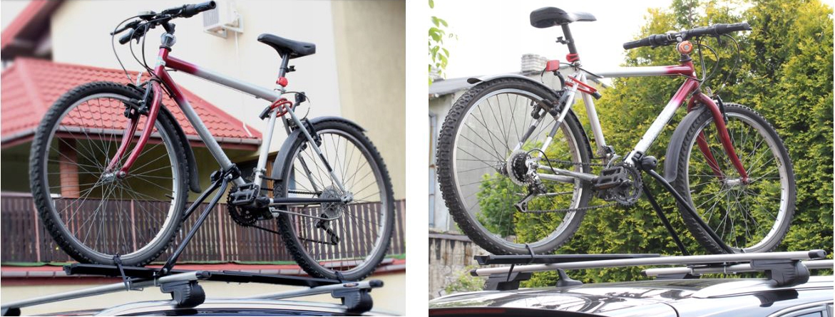 4x BAGAZNIK DACHOWY NA ROWER UCHWYT ROWEROWY DACH Product Height 60 cm