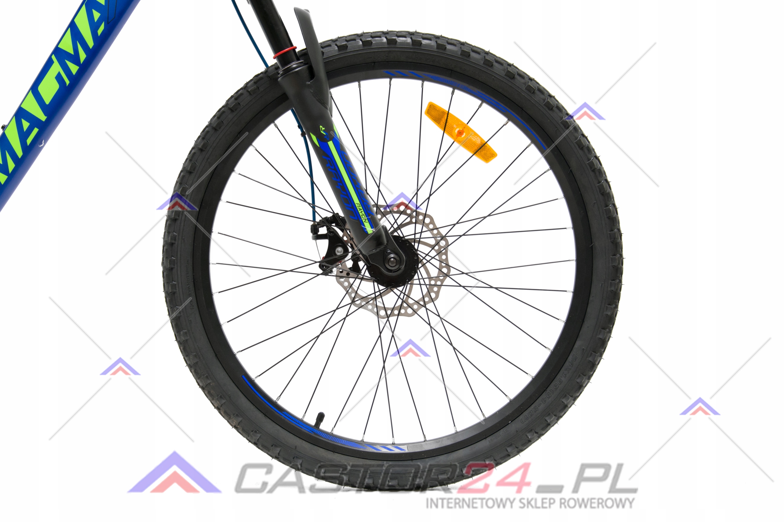 Rower MTB Junior 24 RAYON MAGMA ALU 2 HT Materiał ramy aluminium