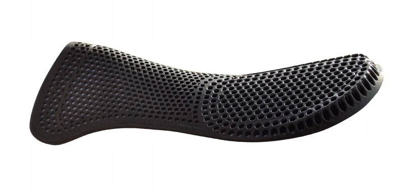 Gel pod sedlo pro koně, korekční zadní část, černá barva