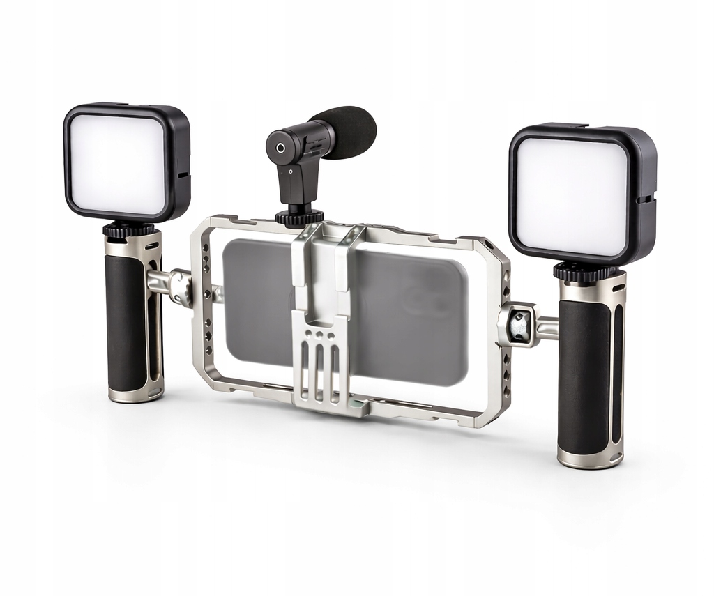 Operátorská klec Sada pro telefon Peytech Mikrofonová klec 2x Led