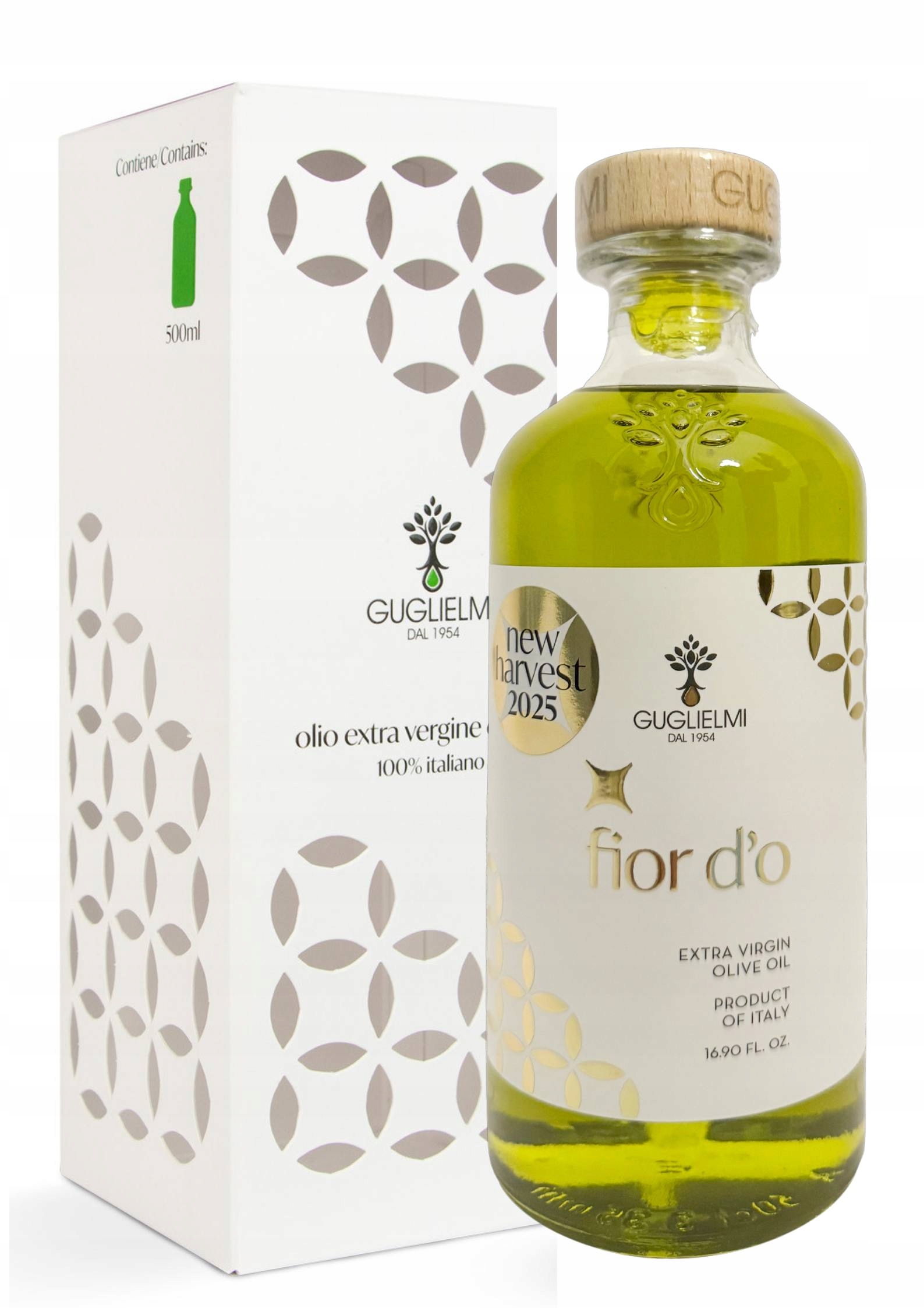 Guglielmi Monogram Fior d'o Oliwa Extra Virgin z Wczesnych Zbiorów 500ml