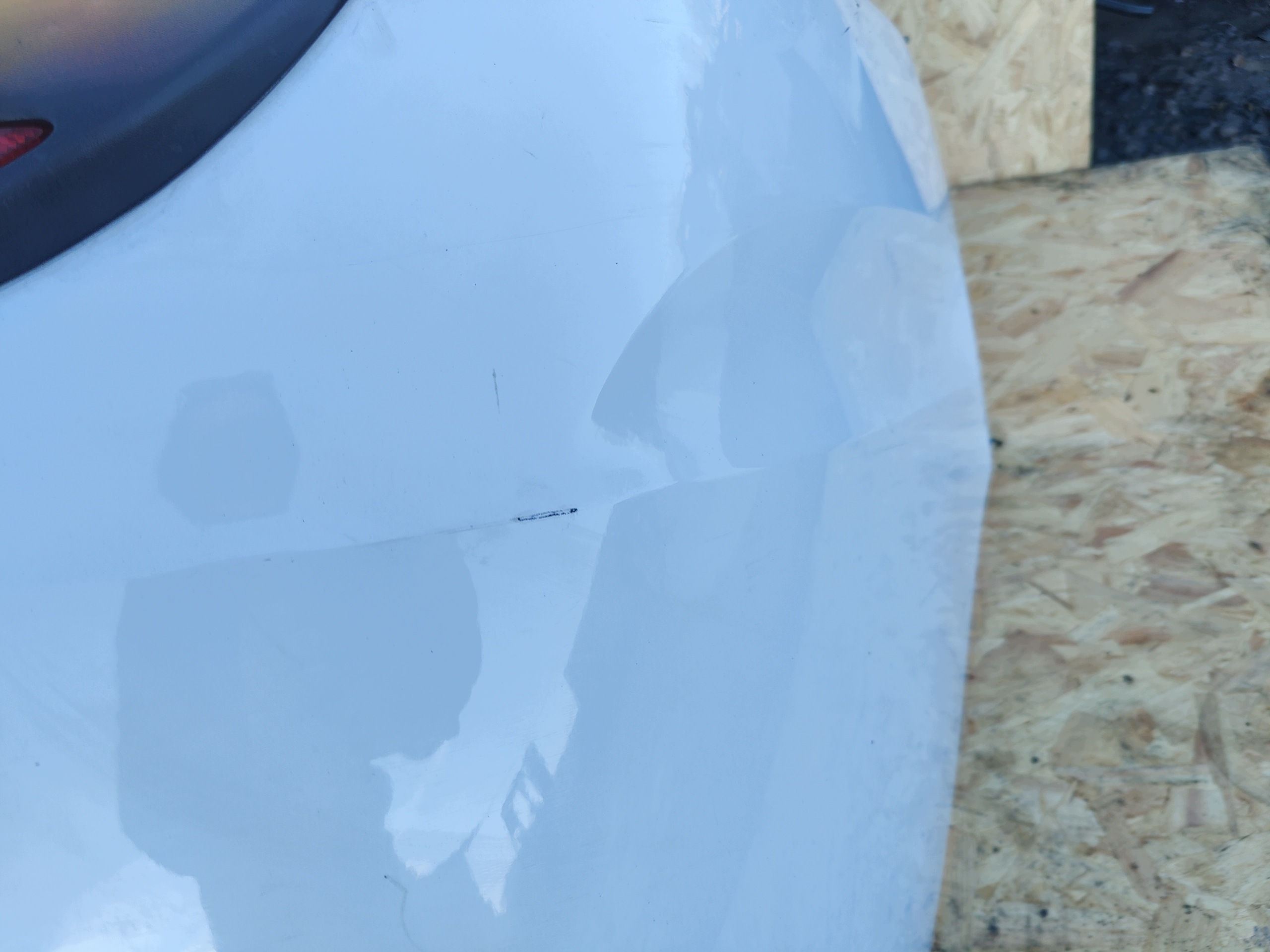 HYUNDAI I40 KOMBI bumper rear part rear BIALY