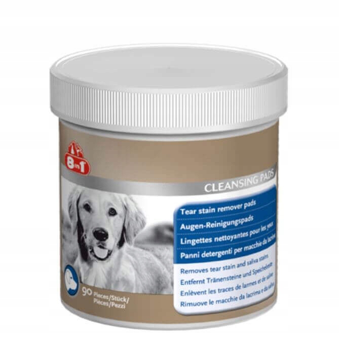 

8IN1 Płatki do oczu dla psa Tear cleansing 90 szt