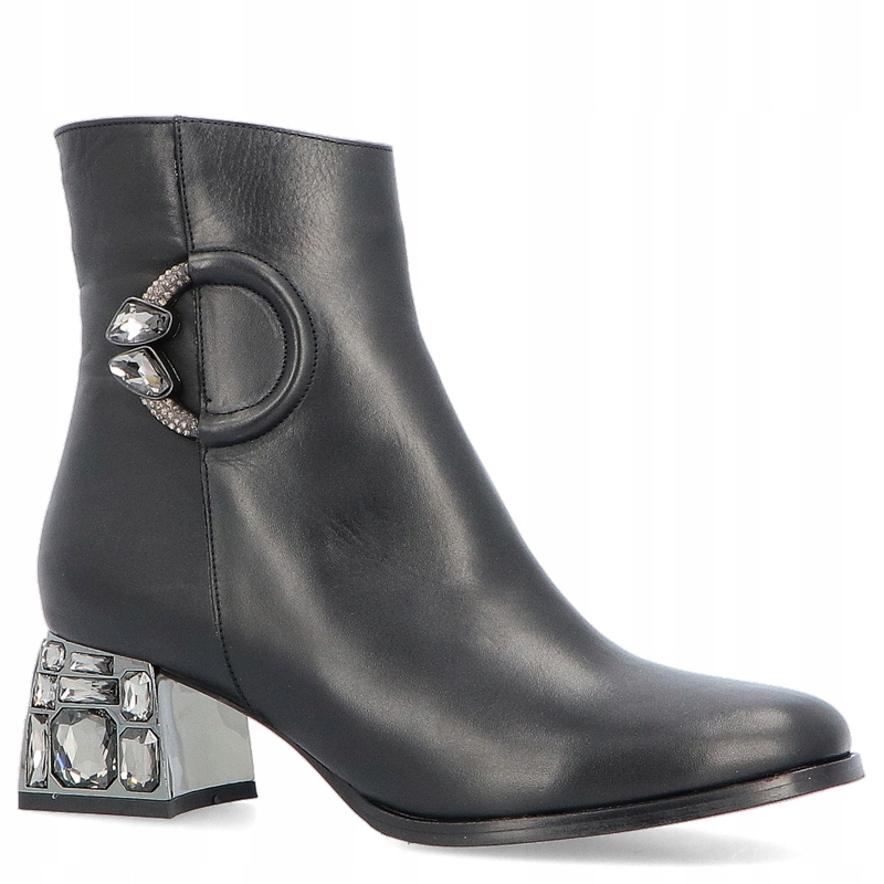 Kotníkové Boty na sloupku Boccato 692 4049 Černé 36