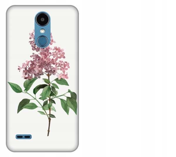 

Etui pokrowiec Lg K9 2018 Kwiat rózowy akwarela