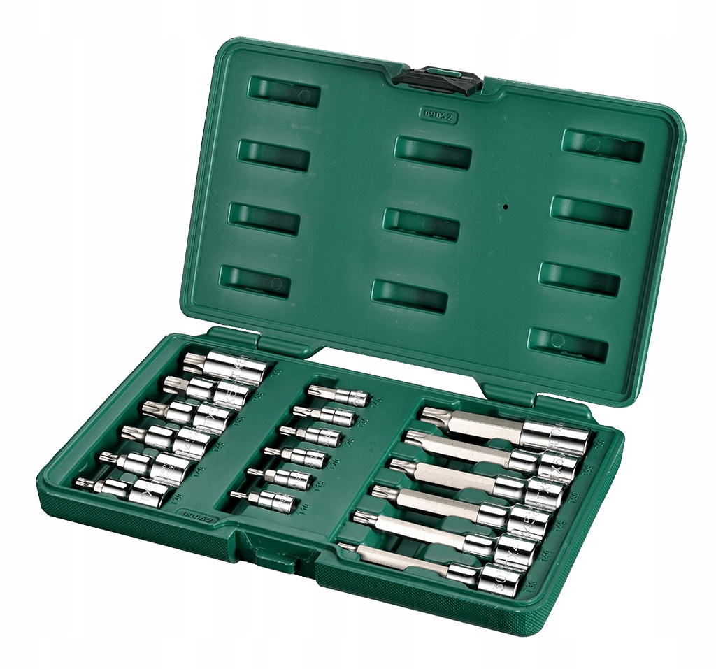 ZESTAW 18 NASADEK BITY TORX NASADKI 1/4 1/2 SATA
