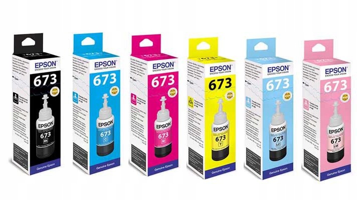 

6x org. Epson T6731/2/3/4/5/6 L805 L810 L850 L1800