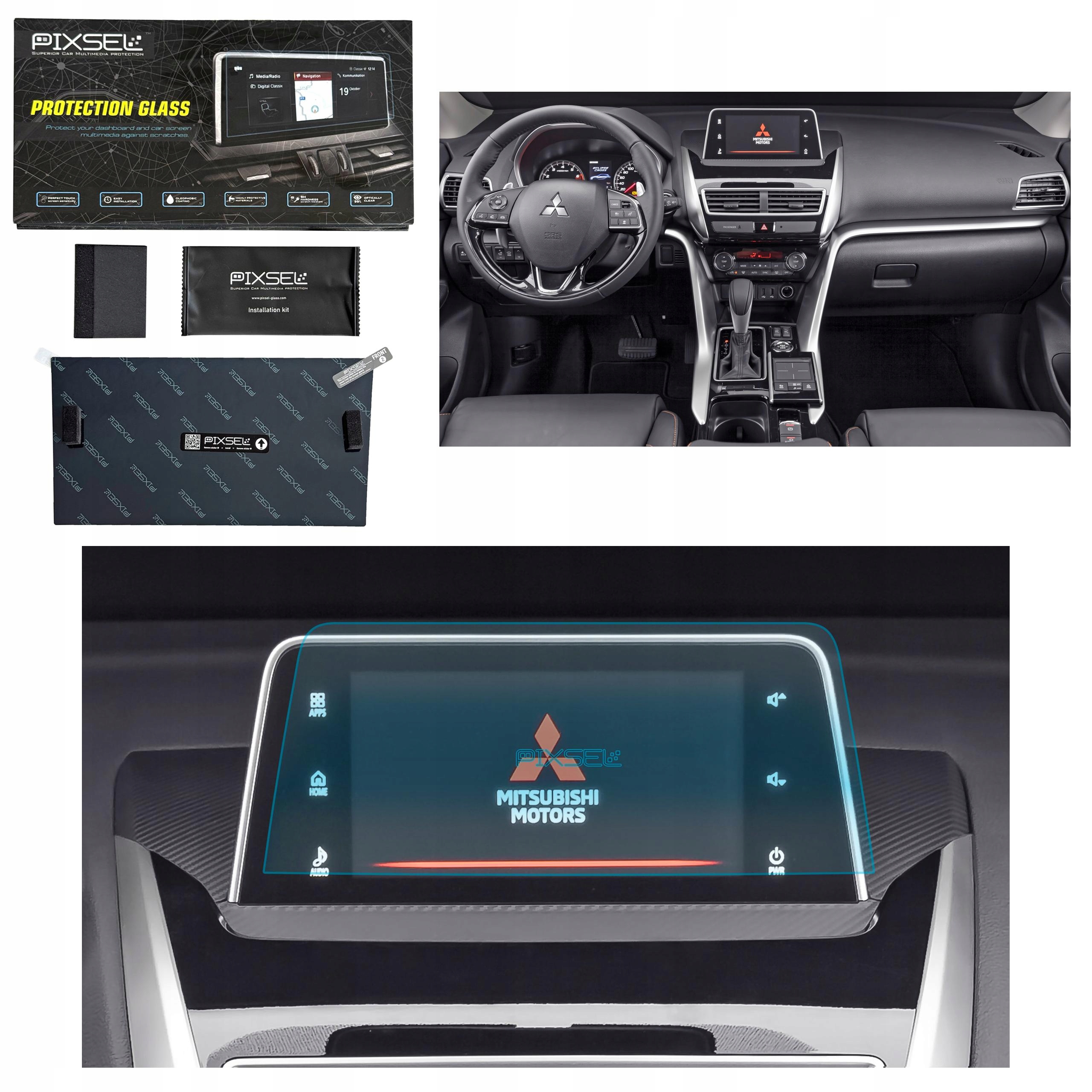 Matowe Szkło Ochronne Mitsubishi Eclipse CROSS-10.4“ 2018-2020