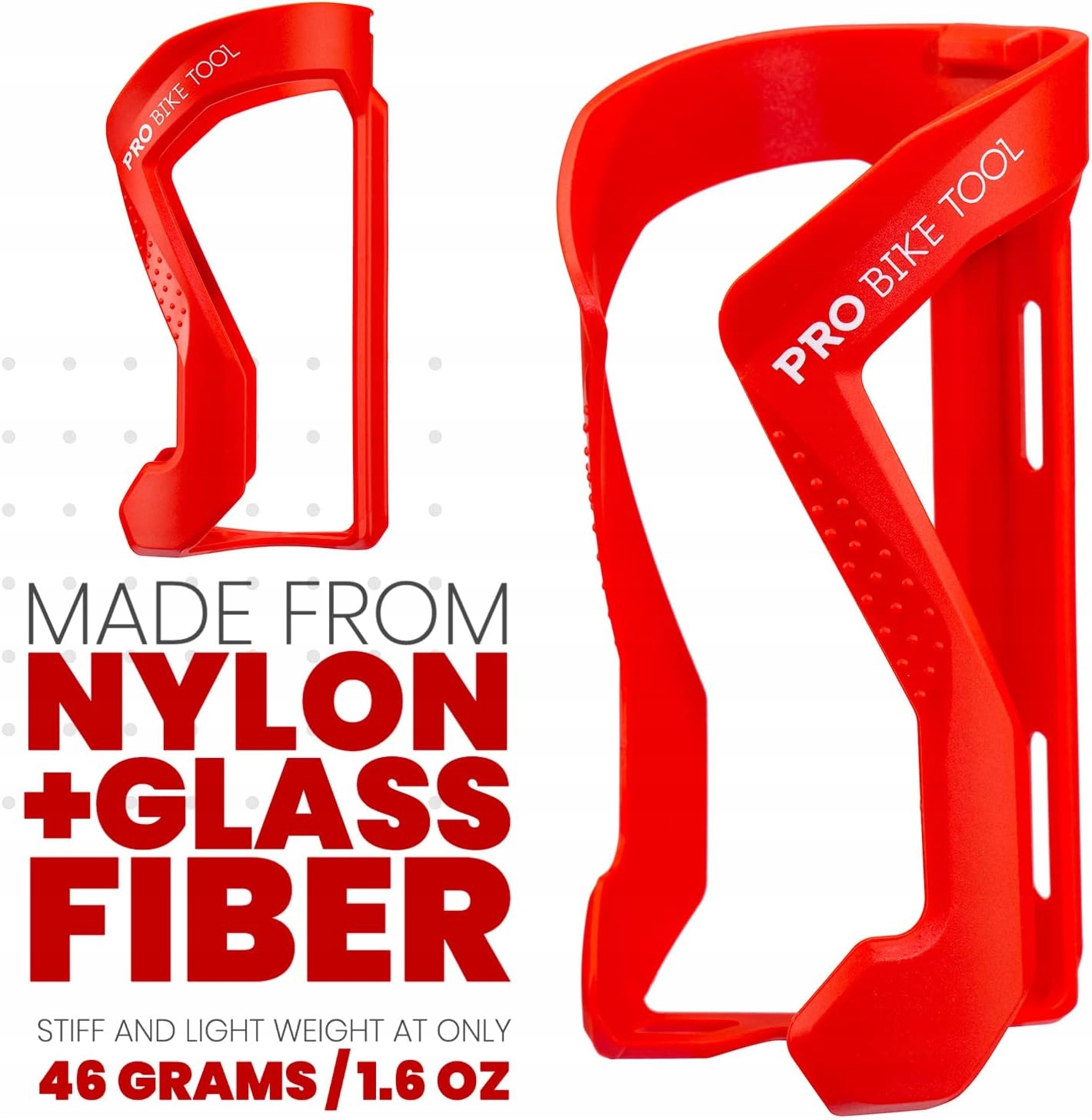 Koszyk na bidon Pro Bike Tool Bike Bottle Cage Model Bike Bottle Cage (RED)
