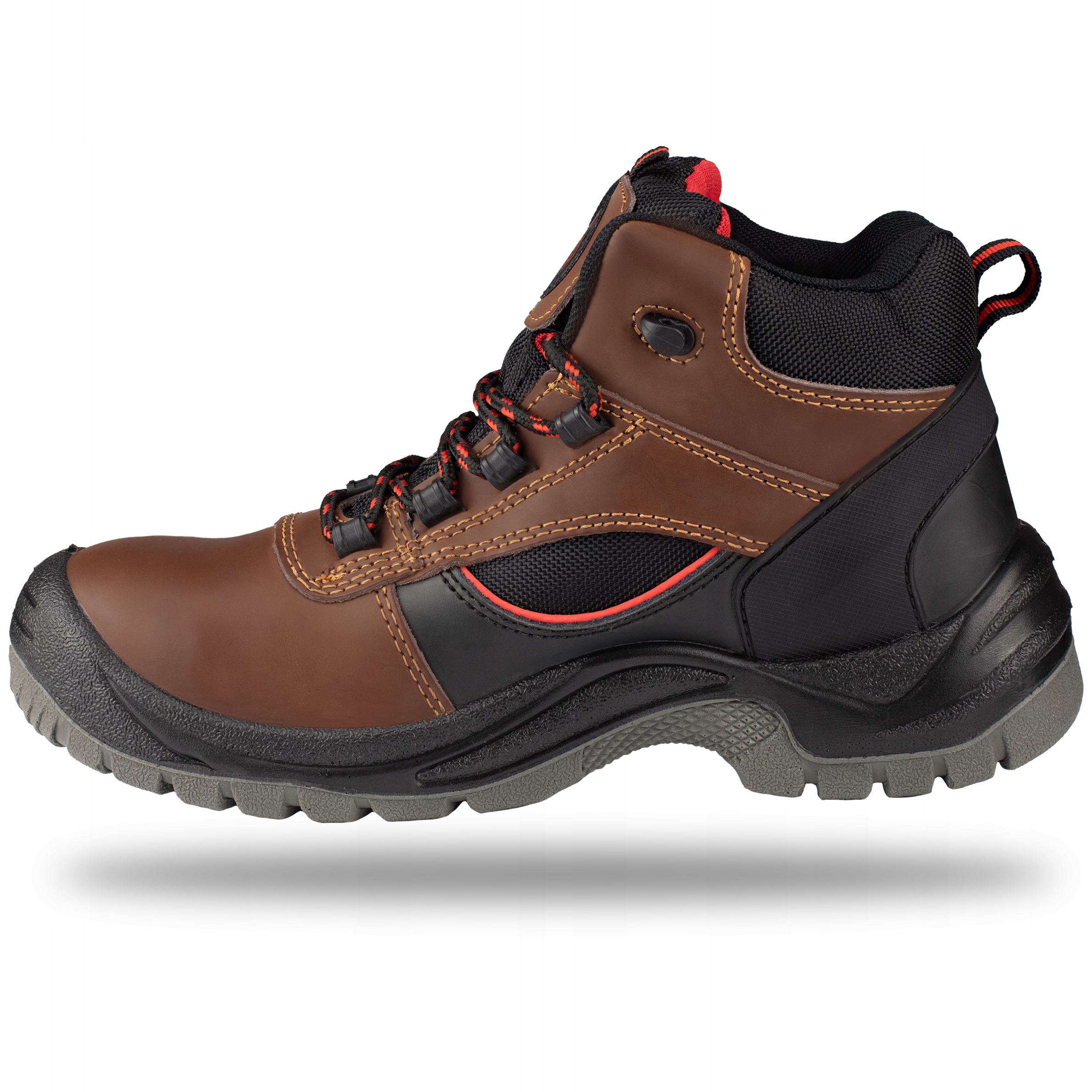 BUTY ROBOCZE męskie TRZEWIKI ROBOCZE OBUWIE OCHRONNE skórzane BEZ PODNOSKA Stan opakowania oryginalne