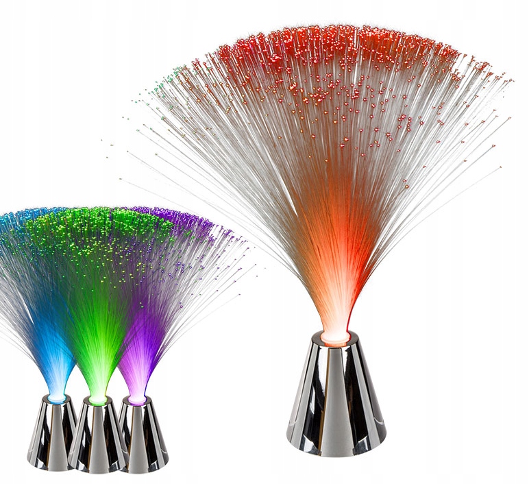 

Lampa Światłowodowa Multicolor Na Biurko Nocna Led