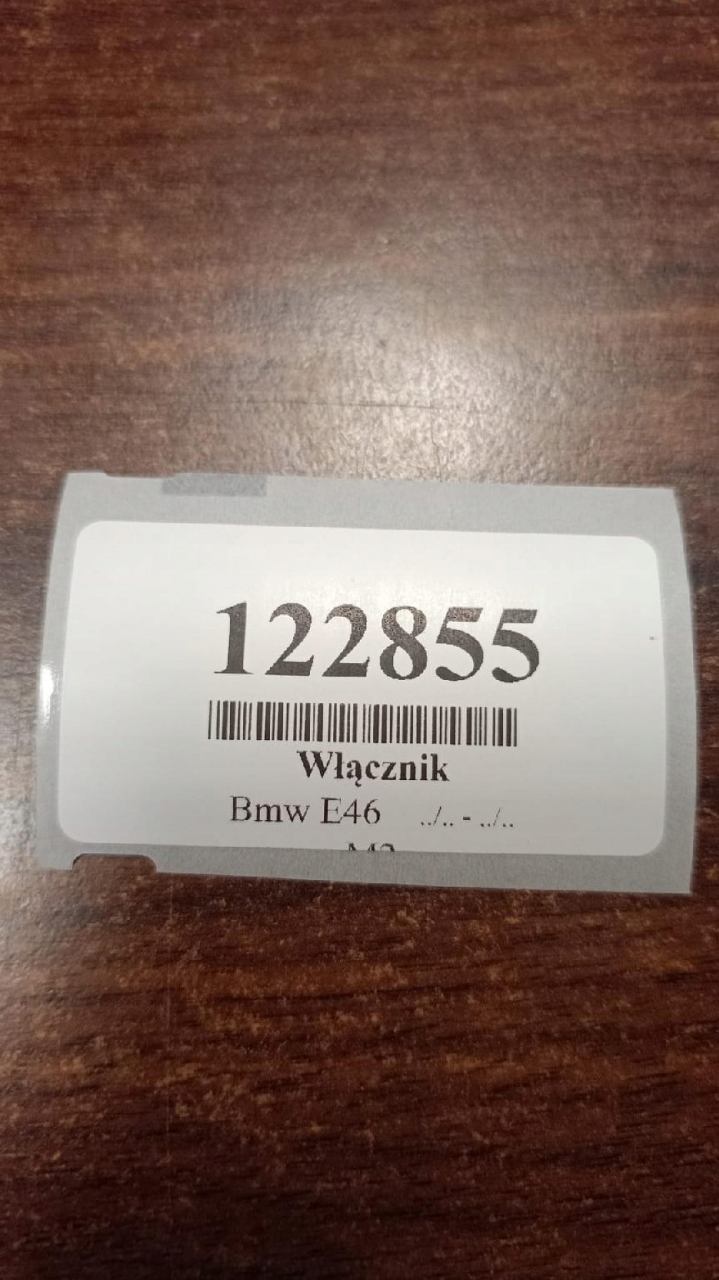 BMW E46 interruttore luci 61314108586